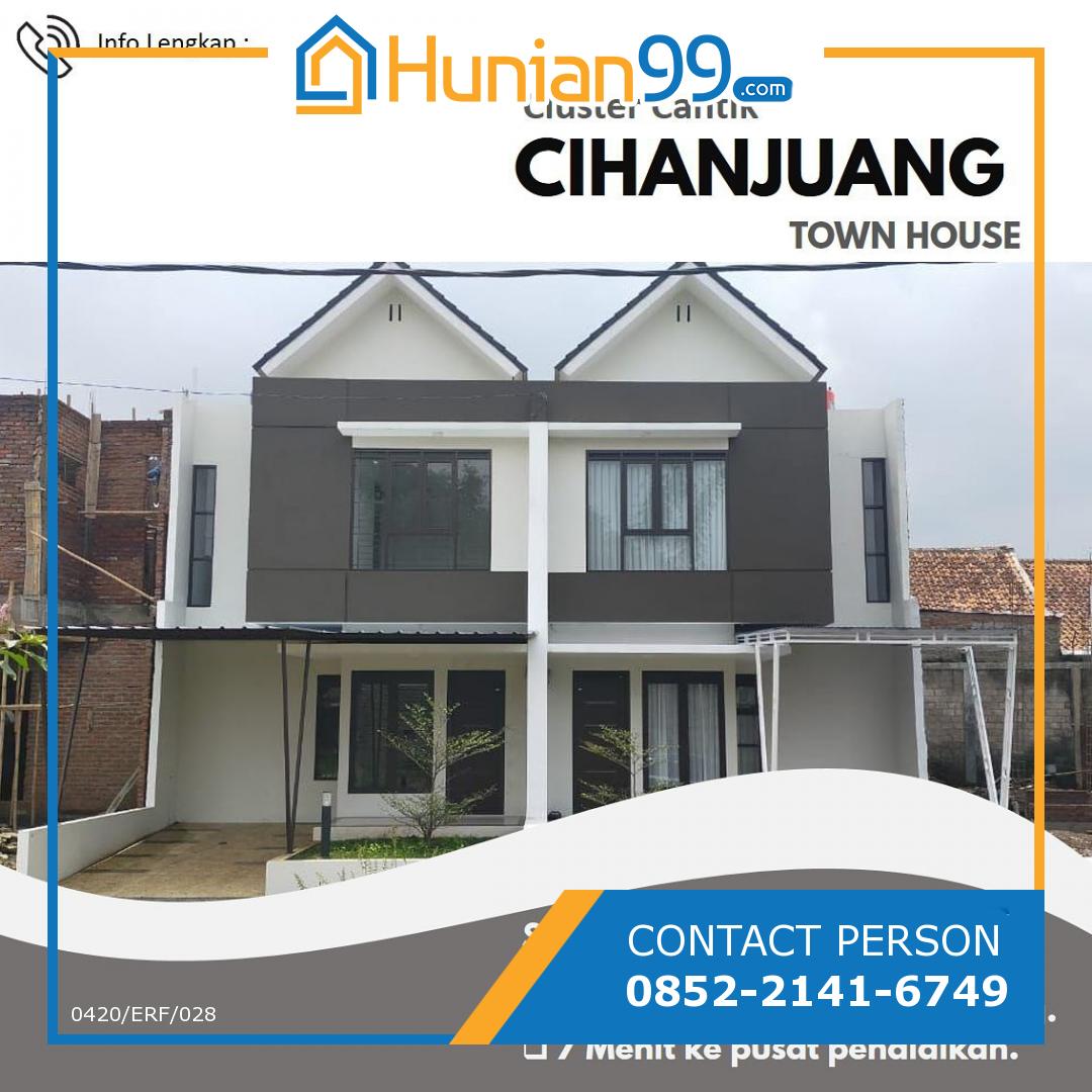 Jual Rumah Cluster Cihanjuang Town House Bandung Hunian99 Com